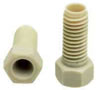 PEEK Long Nuts for Use With Double Ferrule