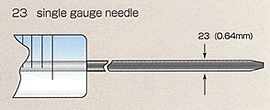 23s Single Gauge Needle