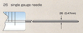 26s Single Guage Needle